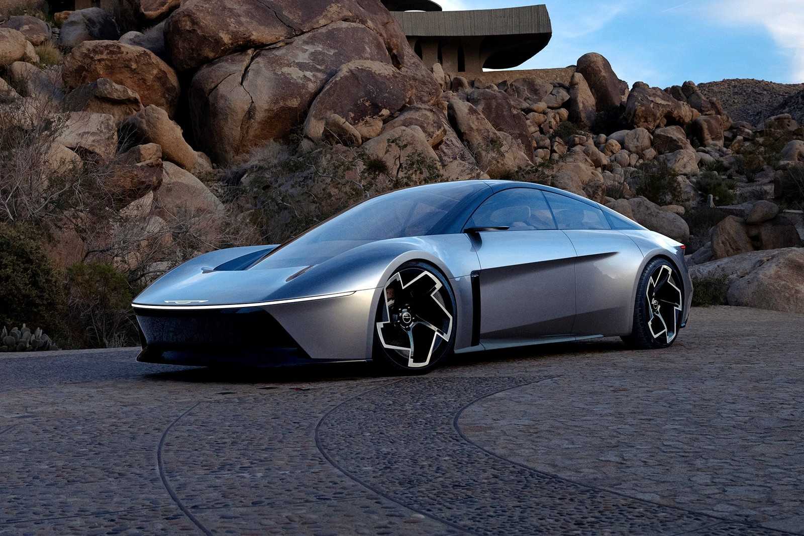 Chrysler unveiled the Halcyon futuristic sports car concept