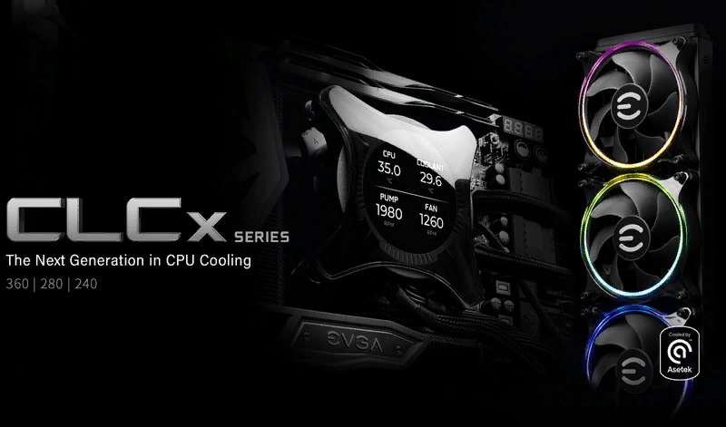 EVGA has released the updated CLCx SLRs
