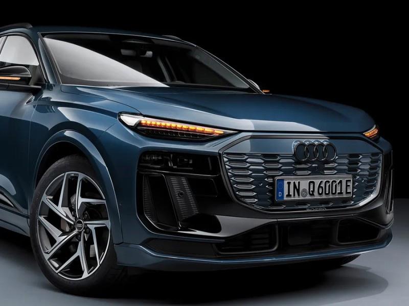 Some details about the Audi Q6 e-tron 2025 electric crossover have emerged