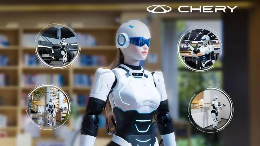 Chery revealed an android girl for home and car showroom – Mornine