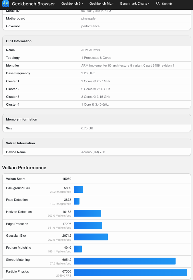 Samsung Galaxy Z Flip 6 first benchmark reveals a lot of important information | Image 2 Samsung Galaxy Z Flip 6 first benchmark reveals a lot of important information (samsung galaxy z flip 6 geekbench listing 02)