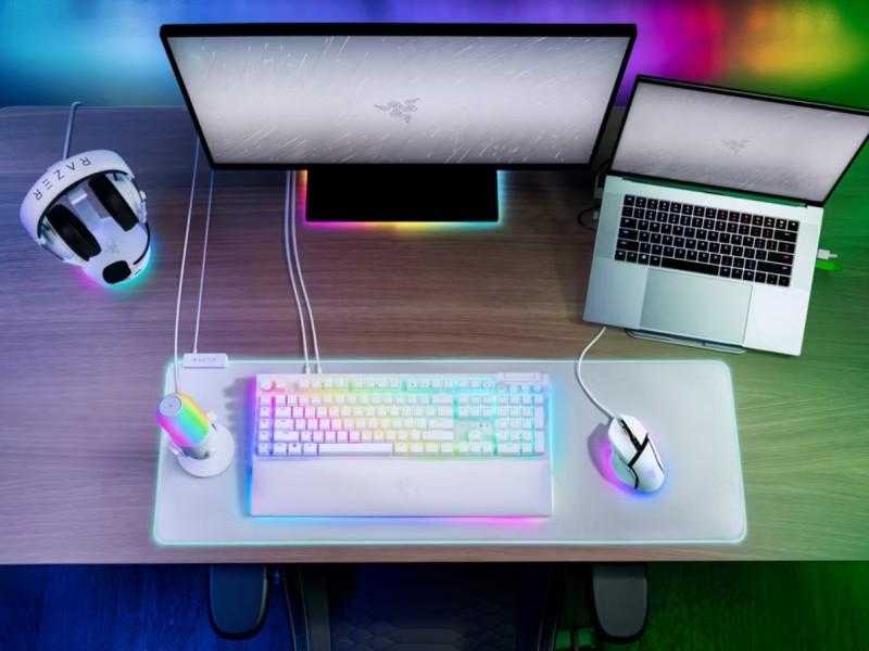 Razer has released a line of gaming peripherals in white color