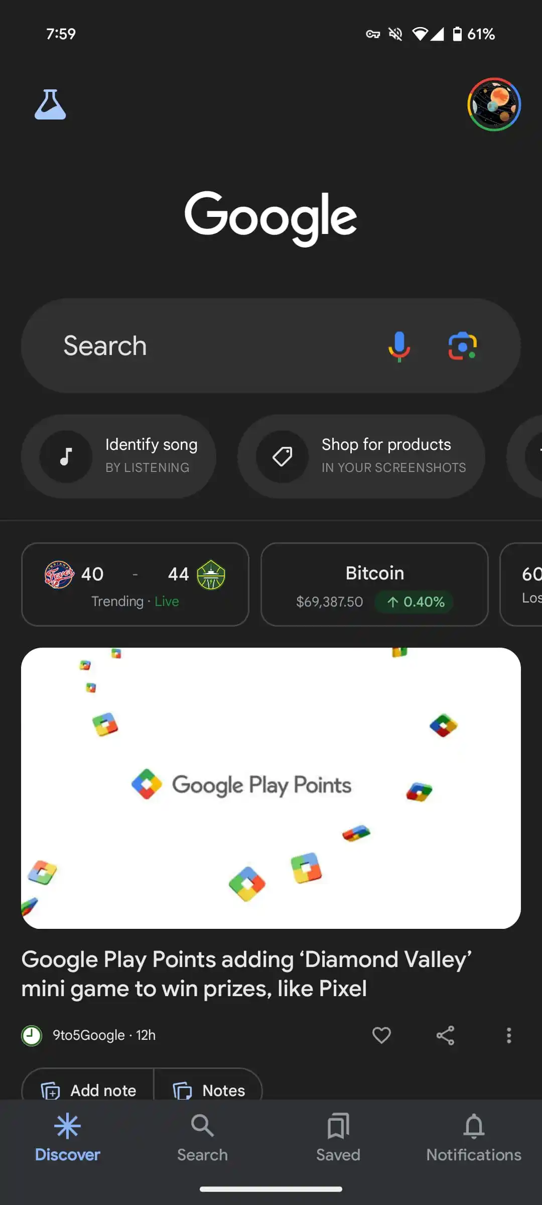 Google app gets "Notifications" tab on Android | Image 1 Google app gets "Notifications" tab on Android (google app notifications android 1.jpg)