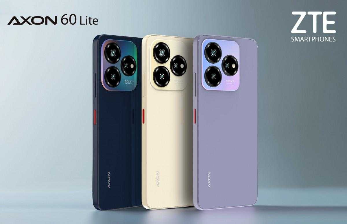 ZTE unveiled Axon 60 and 60 Lite smartphones