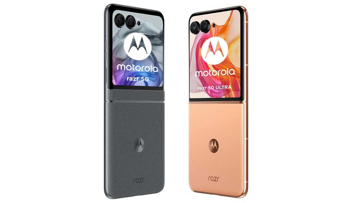Leaked renders of Motorola Razr 50 and Razr 50 Ultra