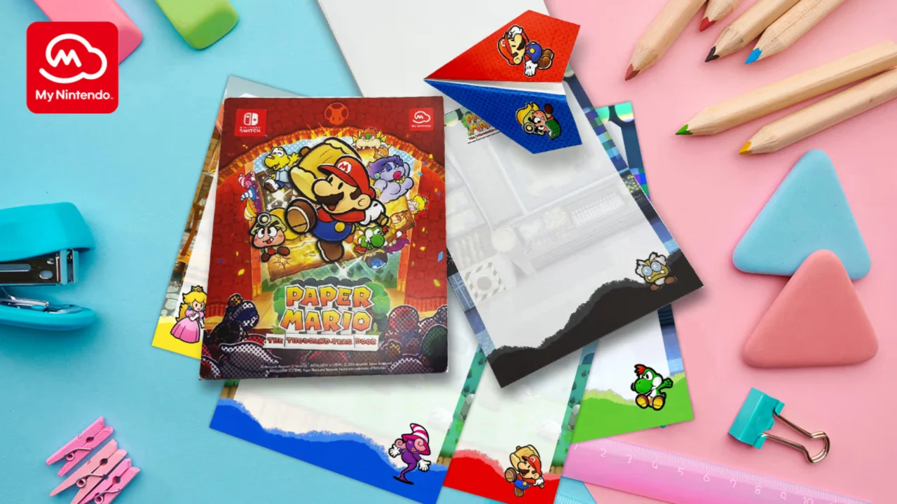 Nintendo celebrates the release of Paper Mario: TTYD, released in "retro" cover for GameCube | Image 1 Nintendo celebrates the release of Paper Mario: TTYD, released in "retro" cover for GameCube (paper mario the thousand year door)