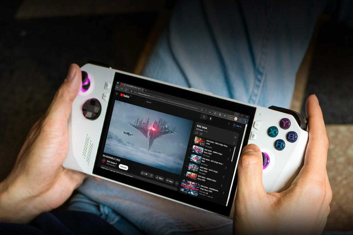 ASUS reveals improved version of ROG Ally handheld set-top box