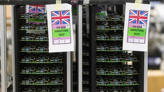 Raspberry Pi confirms IPO on London stock exchange | Image 1 Raspberry Pi confirms IPO on London stock exchange (raspberry pi personal computers ready for testing on the production line in pencoed uk.jpg)