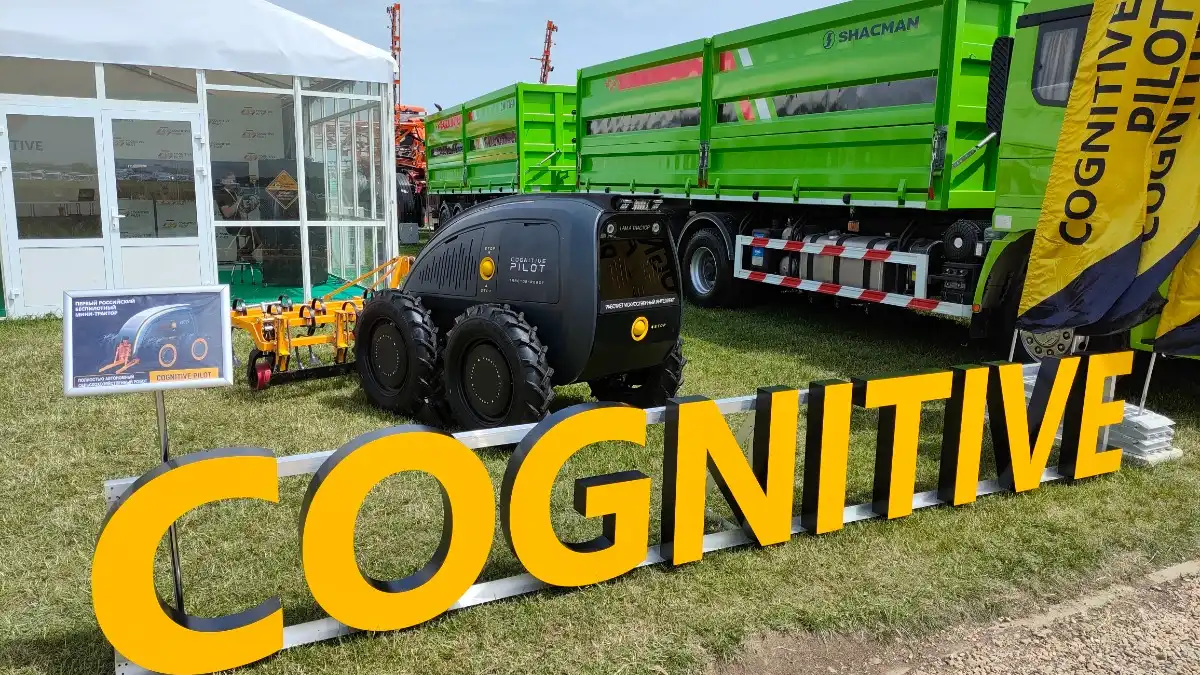 Russian company Cognitive Pilot has unveiled a fully unmanned mini-tractor