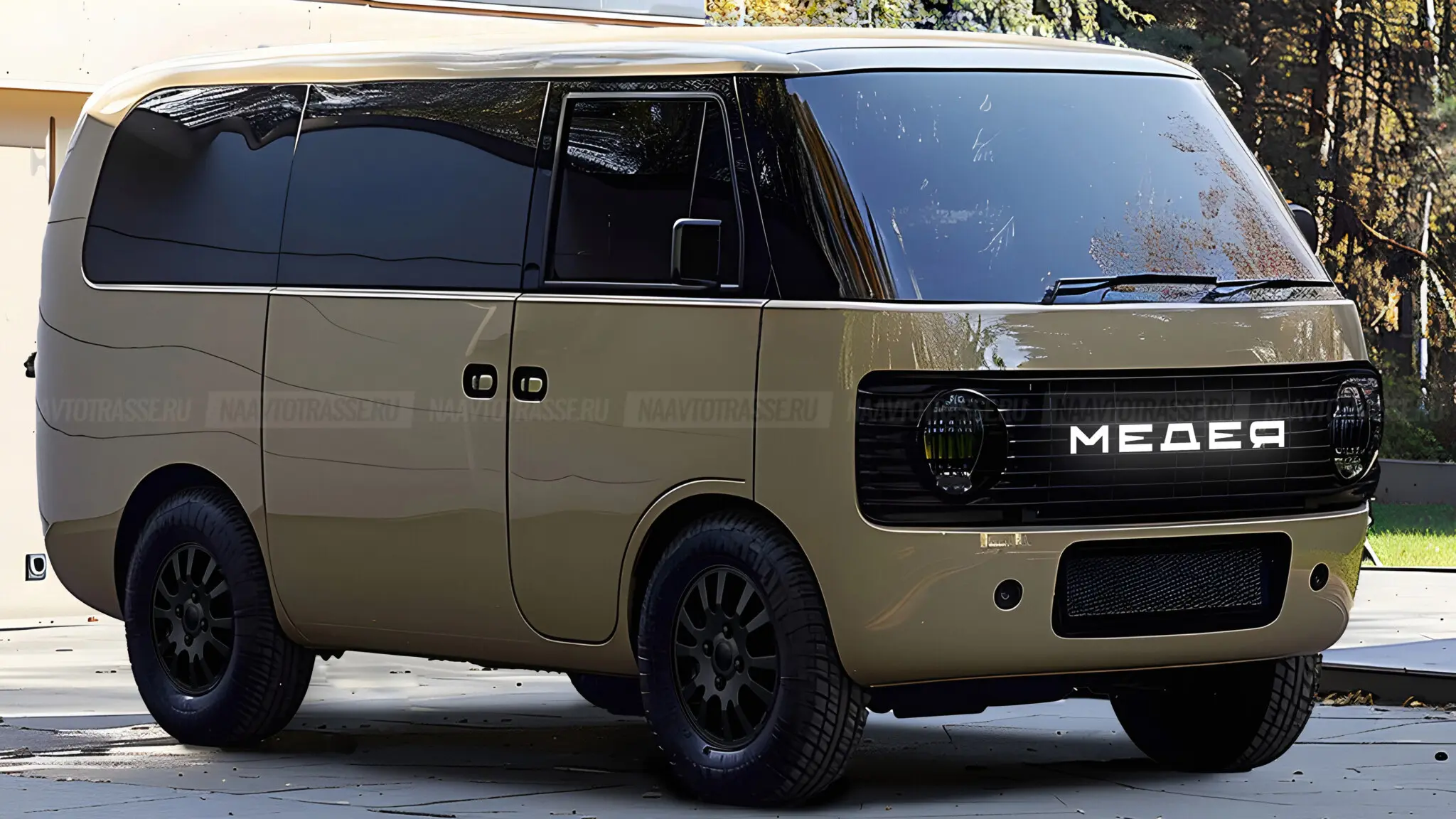 UAZ-450 "Medea" 2025: new minivan revealed in renderings | Image 1 UAZ-450 "Medea" 2025: new minivan revealed in renderings (49v1)