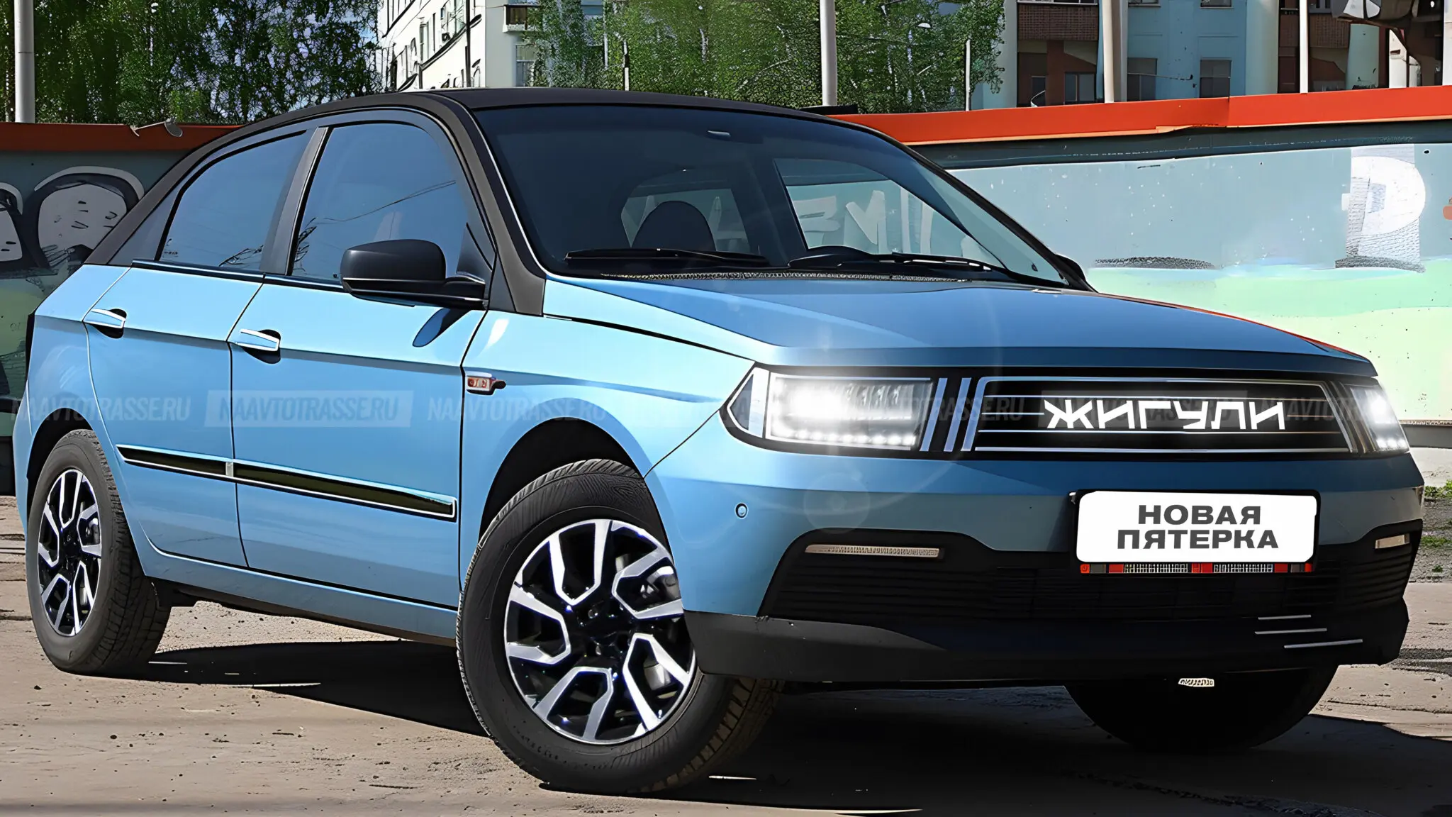 VAZ-2105 Five of 2024: first look at the preliminary design