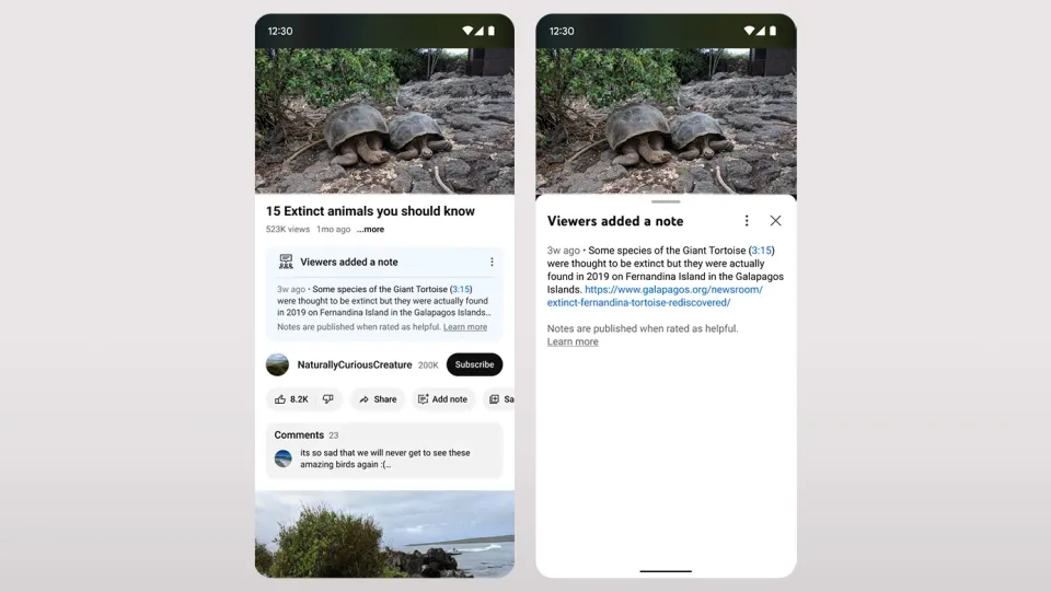 YouTube tests Community Notes feature to add context to videos | Image 1 YouTube tests Community Notes feature to add context to videos (b333dc60 2cc3 11ef bfff e6b10174ddc4)