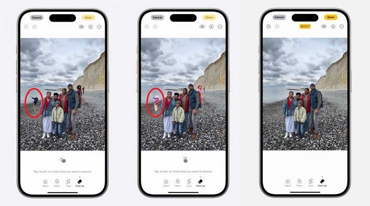 iOS 18 will get a counterpart to Google's Magic Eraser feature called Clean Up | Image 1 Apple Clean Up feature removes distracting elements from photos in the "Photos app