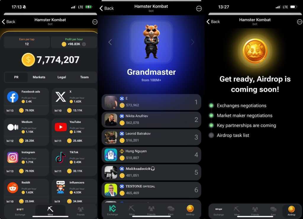 8 alternatives to Notcoin: clicker games in Telegram where you can get rich | Image 1 8 alternatives to Notcoin: clicker games in Telegram where you can get rich (hamster kombat telegram airdrop 1024x739 1)