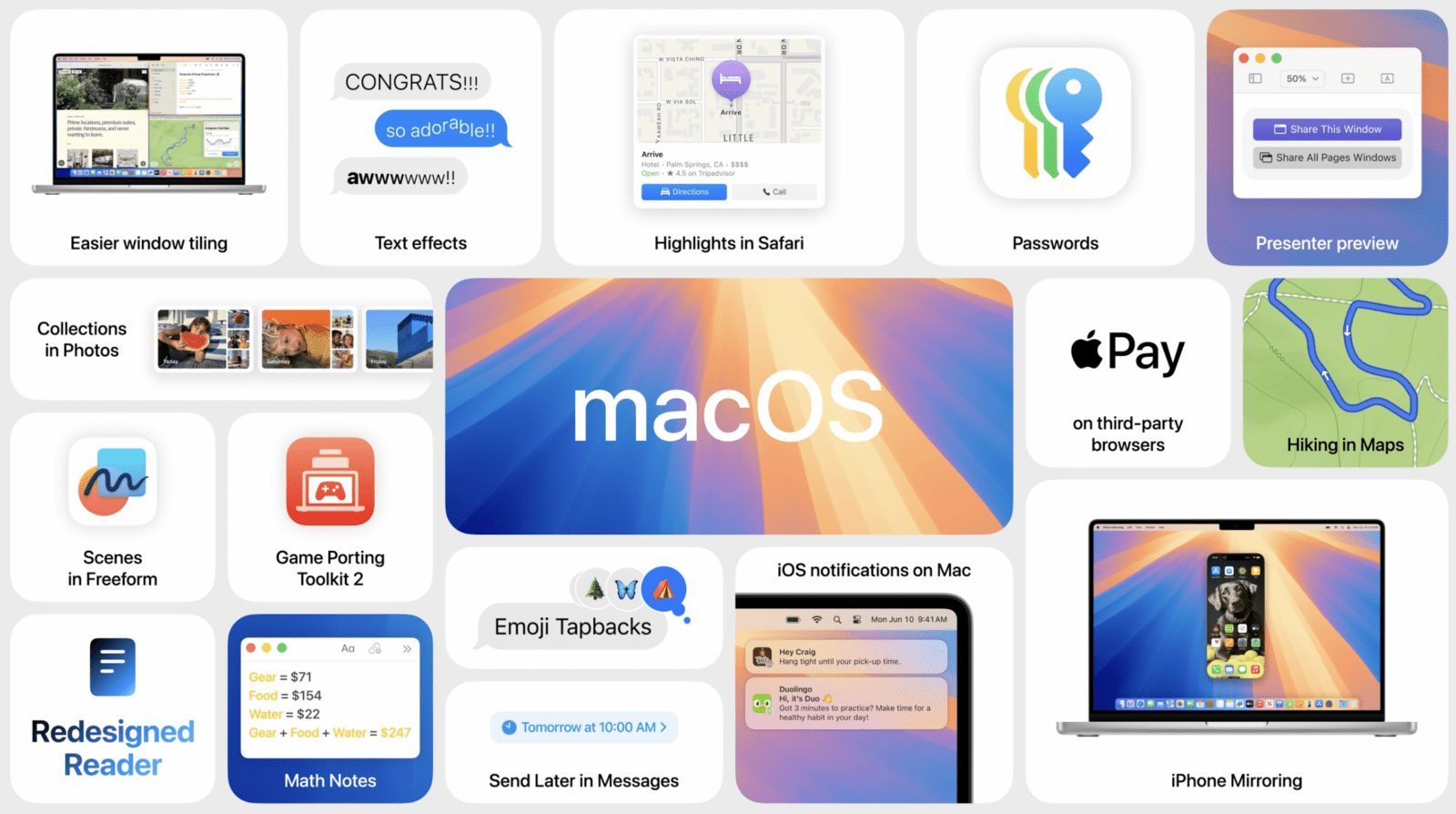 WWDC 2024: Apple reveals new macOS 15 - Sequoia | Image 8 WWDC 2024: Apple reveals new macOS 15 - Sequoia (image)