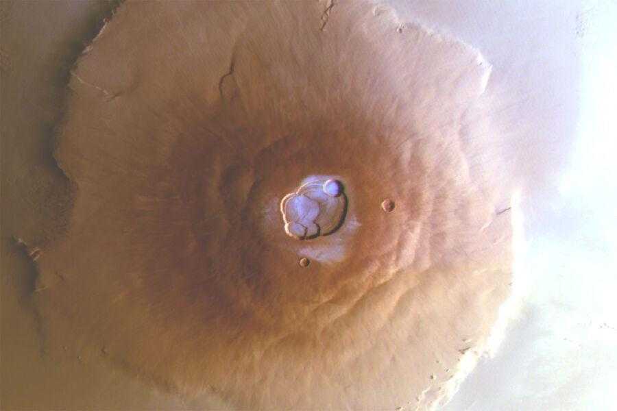 “Ice” volcanoes have been discovered on Mars