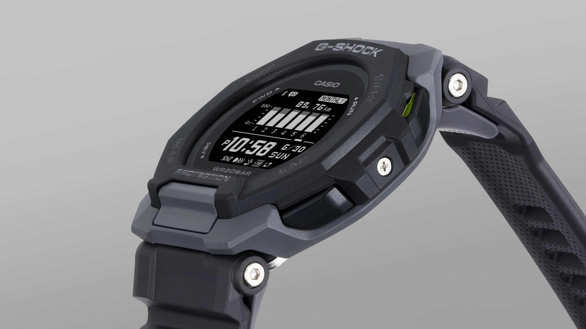 Casio released G-SHOCK GBD-300 smartwatch in a protected case