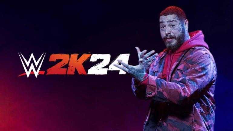 Post Malone will appear in WWE 2K24 as a playable character