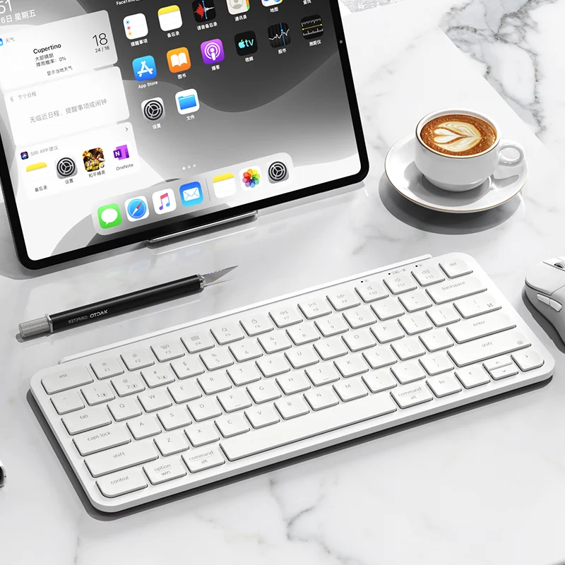 Keychron released B1 Pro ultra-thin keyboard with 1200-hour battery and Mac support in China | Image 1 Keychron released B1 Pro ultra-thin keyboard with 1200-hour battery and Mac support in China (keychron b1 pro 2)