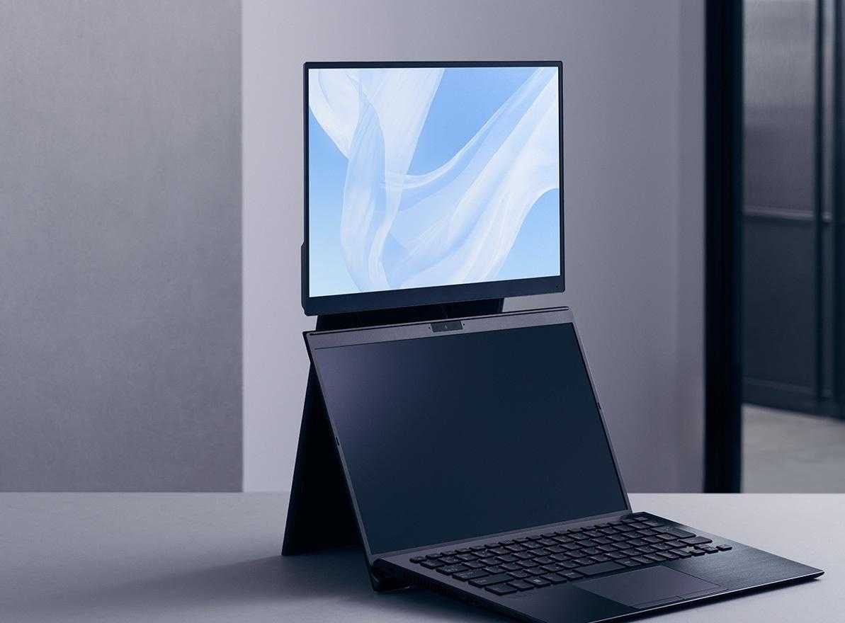 VAIO presents Vision+ 14 portable monitor in an unusual design