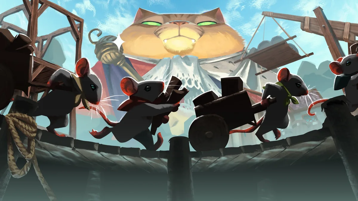 Minakata Dynamics has announced Whiskerwood, a city-building strategy game about cats and mice