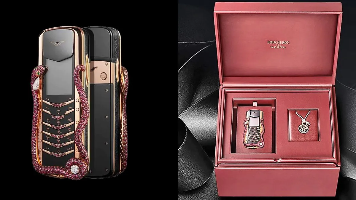 Vertu has introduced a very expensive button phone Signature V Cobra Limited Edition