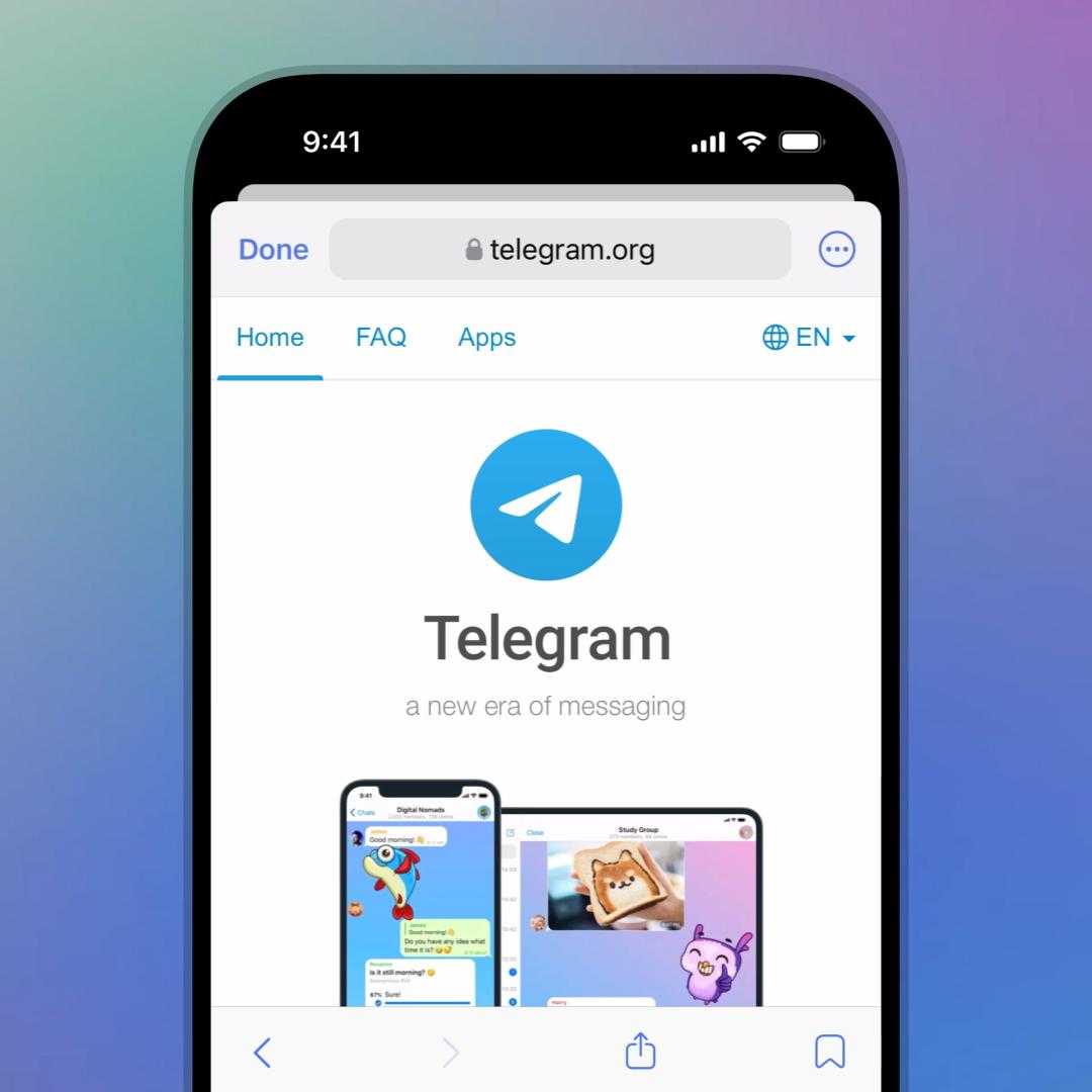 Telegram has updated to version 9.6, which includes an app catalog as well as other improvements