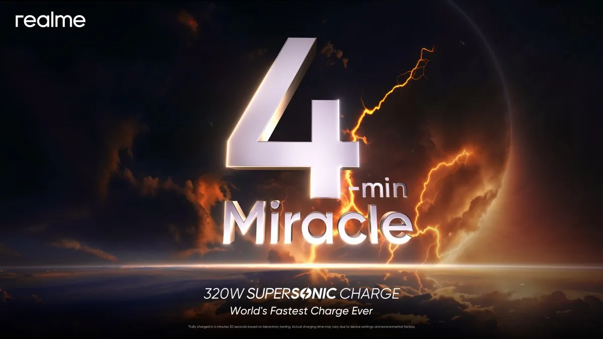 Realme SuperSonic Charge 320W charges battery in less than 5 minutes | Image 1 Realme SuperSonic Charge 320W charges battery in less than 5 minutes (gsmarena 001 16)