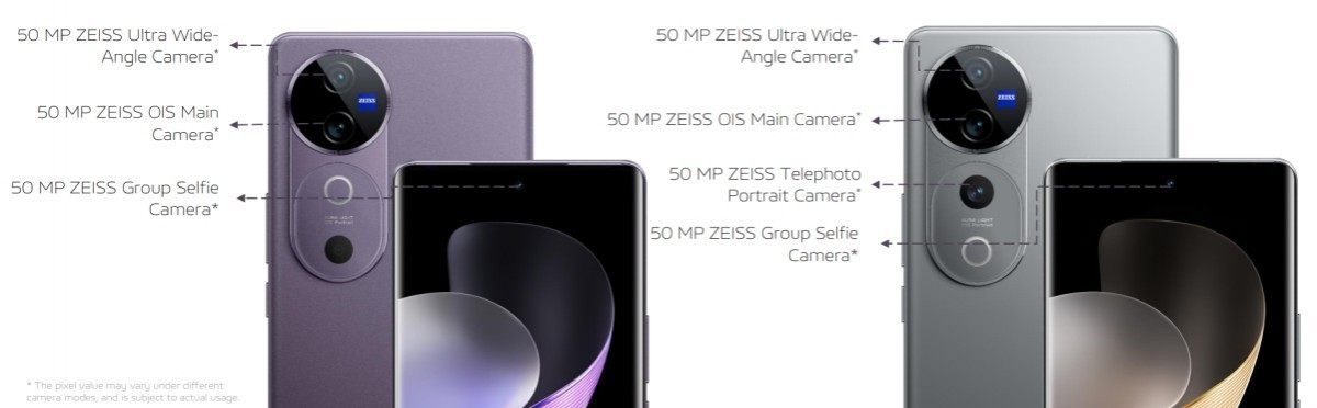 Vivo unveiled the V40 and V40 Pro | Image 2 Vivo unveiled the V40 and V40 Pro (gsmarena 004 3) smartphones