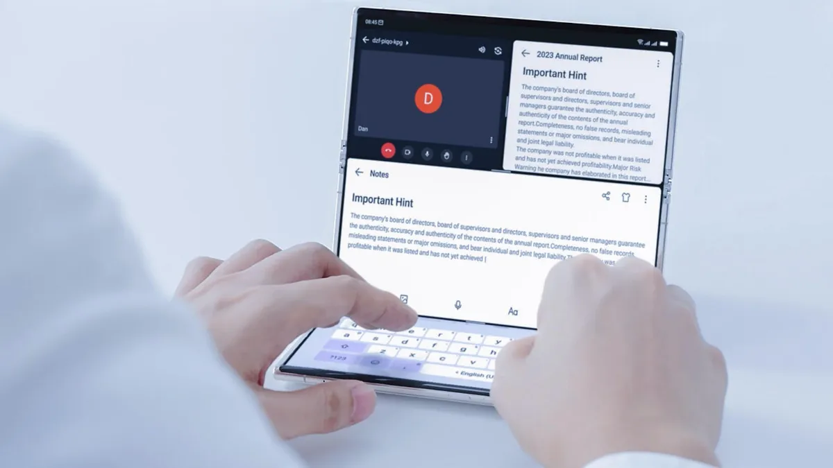 Tecno has unveiled the thinnest triple-screen foldable smartphone – Phantom Ultimate 2