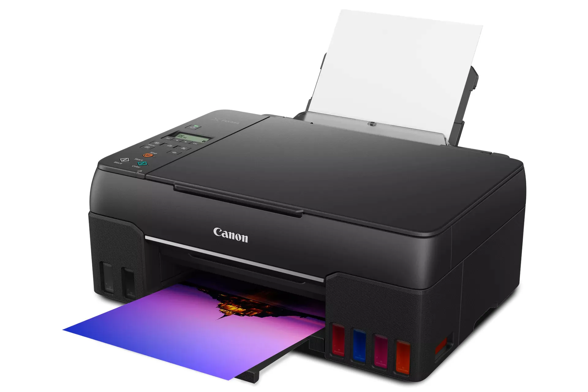 The Best Epson, Canon, and HP Photo Printers in 2024. Part 1 | Image 3 The best photo printers from Epson, Canon and HP in 2024. Part 1 (canon megatank pixma g620 is a 6 color inkjet tank)