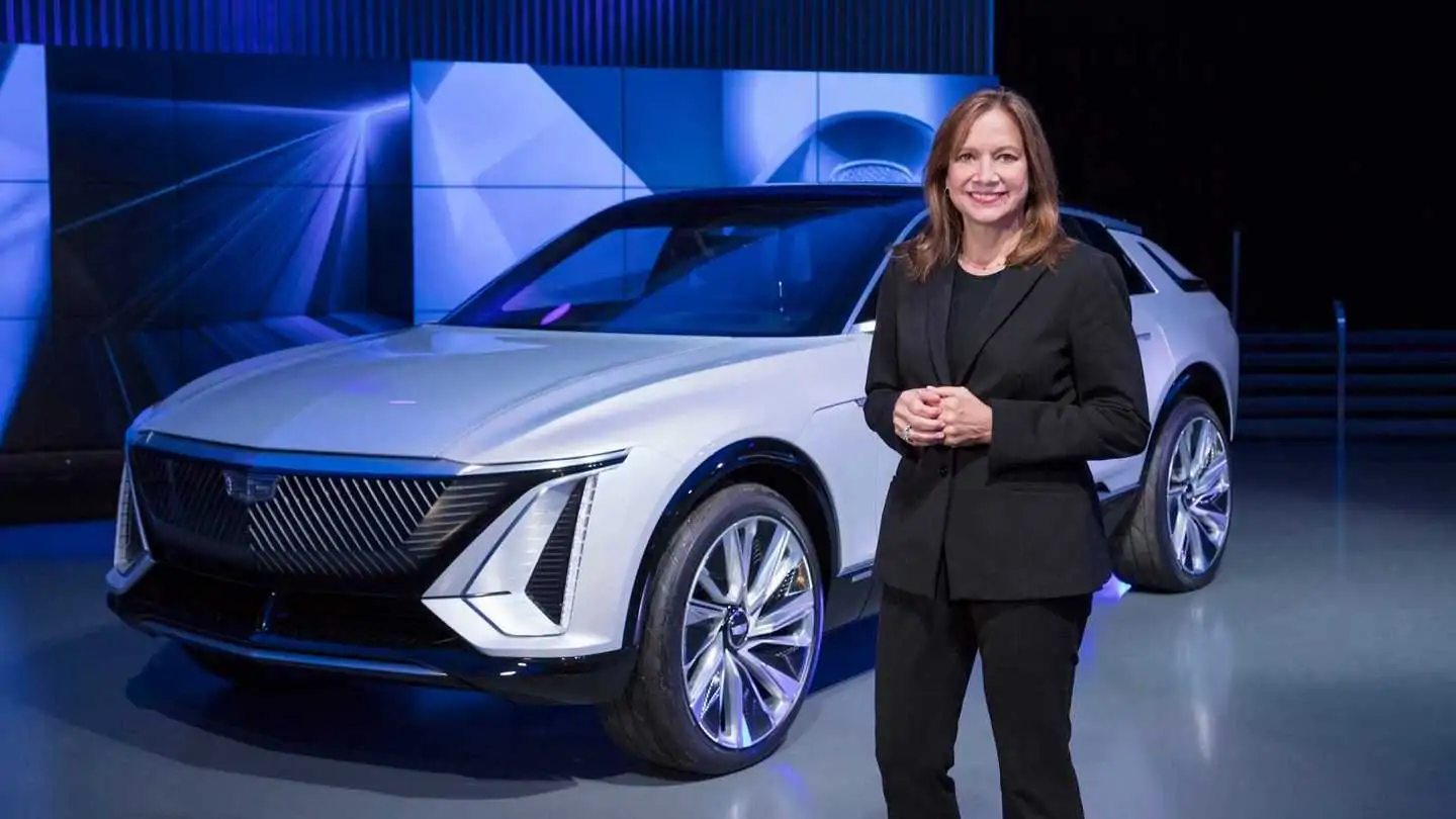 Automakers cut electric car plans | Image 3 Automakers cut electric car plans (gm chairman and ceo mary barra and cadillac lyriq)