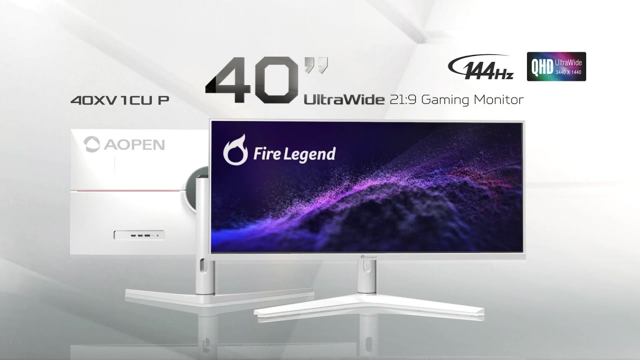 AOPEN Fire Legend 40XV1CUP: New widescreen gaming monitor goes on sale in Russia