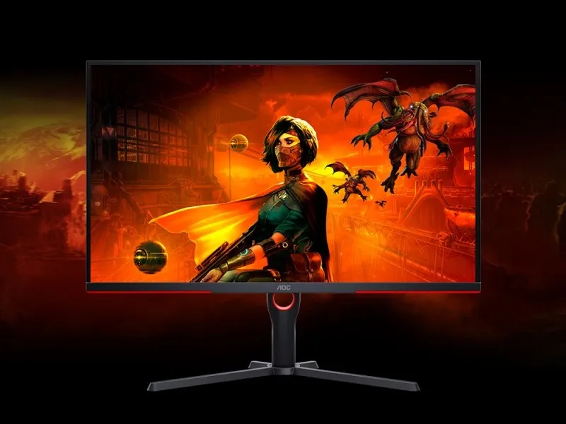AOC introduced the U32G4ZMN gaming monitor with a bright QD mini-LED screen