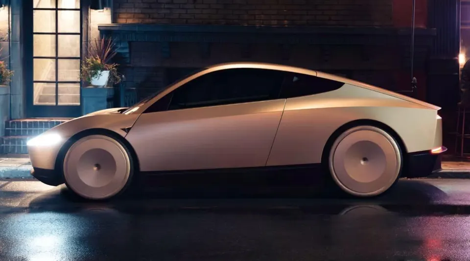 Elon Musk unveiled the Tesla CyberCab robotaxi
