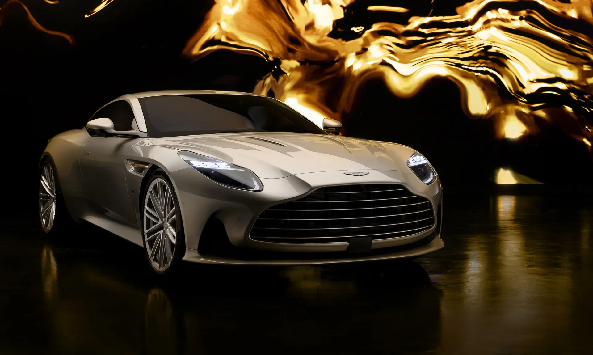 Aston Martin has released the DB12 Goldfinger Edition to commemorate the 60th anniversary of the movie Goldfinger Aston Martin has released the DB12 Goldfinger Edition to commemorate the 60th anniversary of the movie Goldfinger