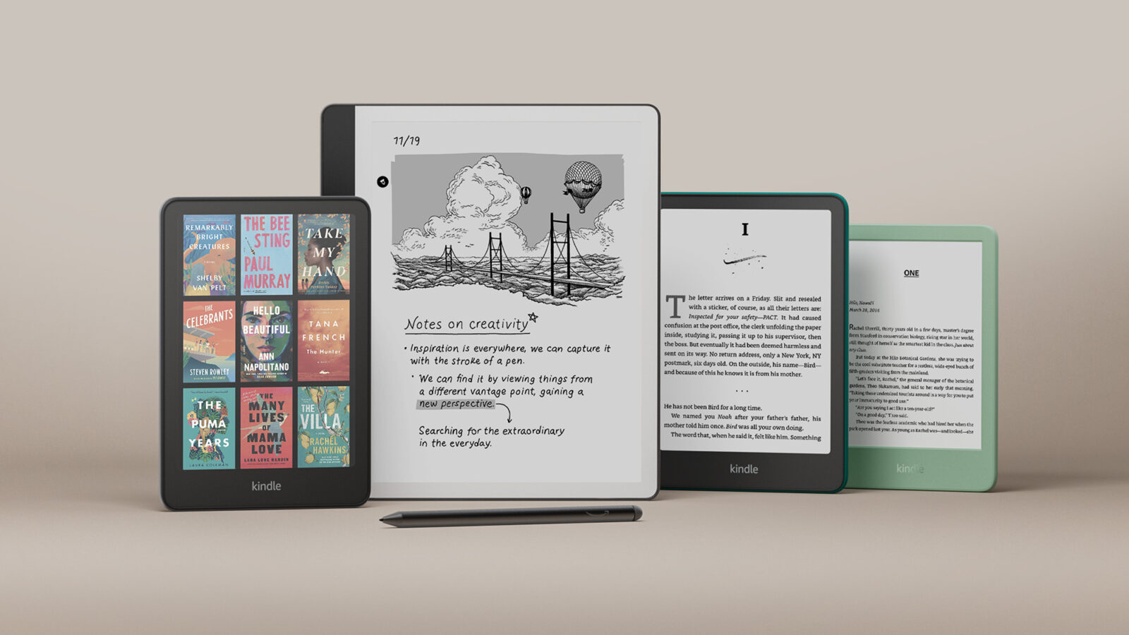Amazon’s new Kindle lineup: the first color Kindle and more