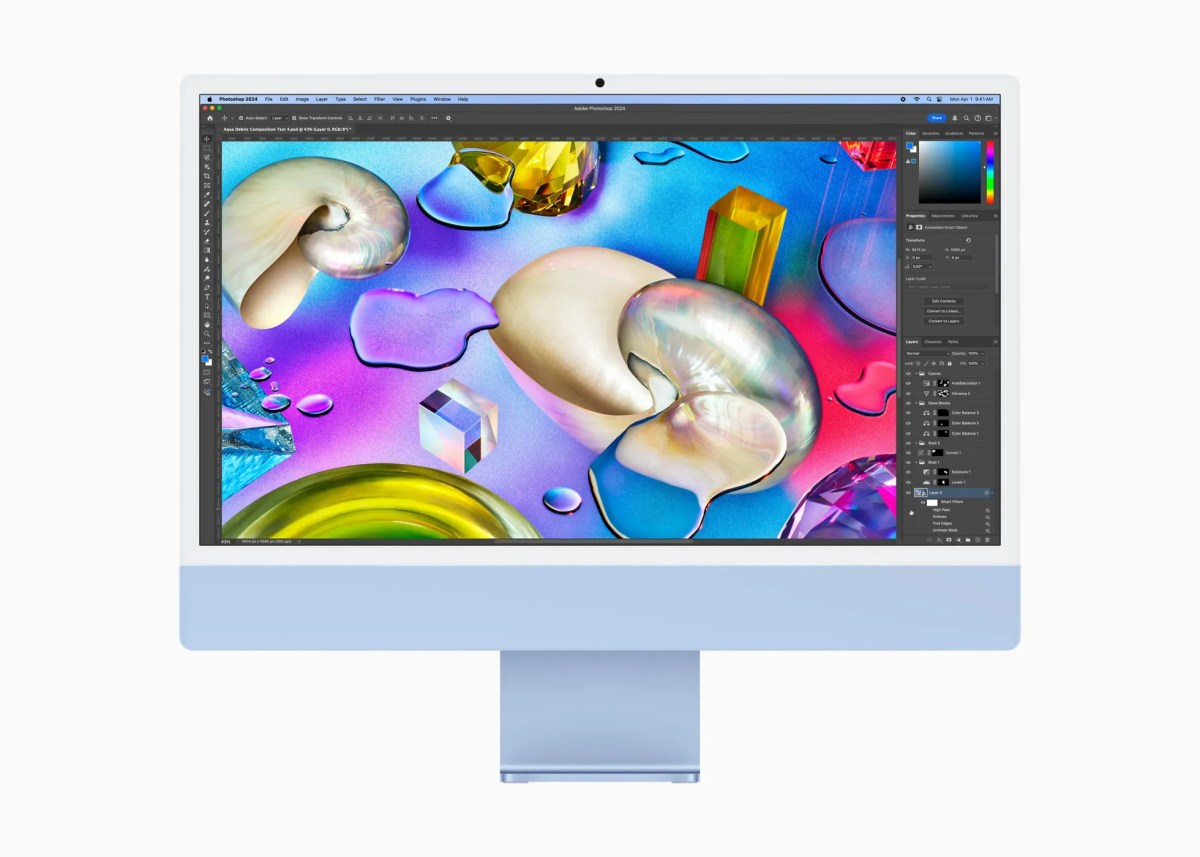 Apple unveiled a new 24-inch iMac with M4 chip and nanoglass | Image 4 Apple unveiled a new 24-inch iMac with M4 chip and nanoglass (apple imac m4)