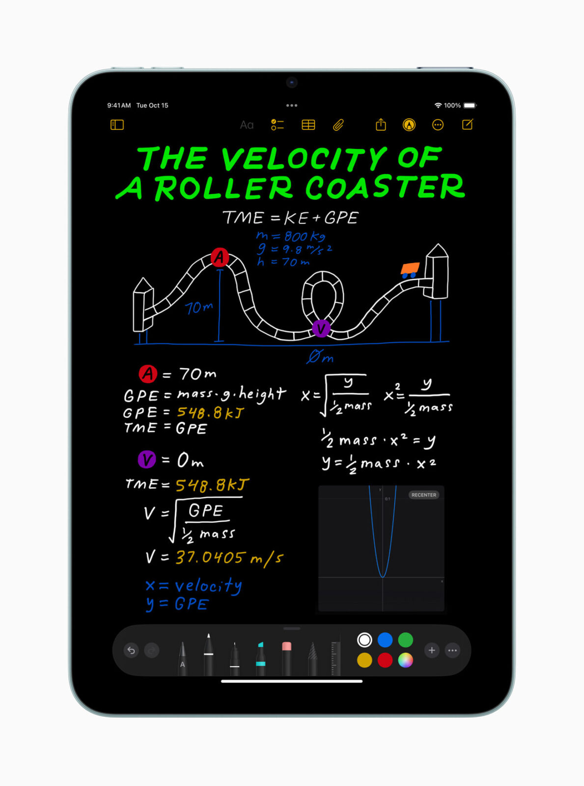 What's new in iPad mini with A17 Pro: the little tablet is even more powerful and versatile | Image 4 What's new in iPad mini with A17 Pro: the little tablet is even more powerful and versatile (apple ipad mini math notes)