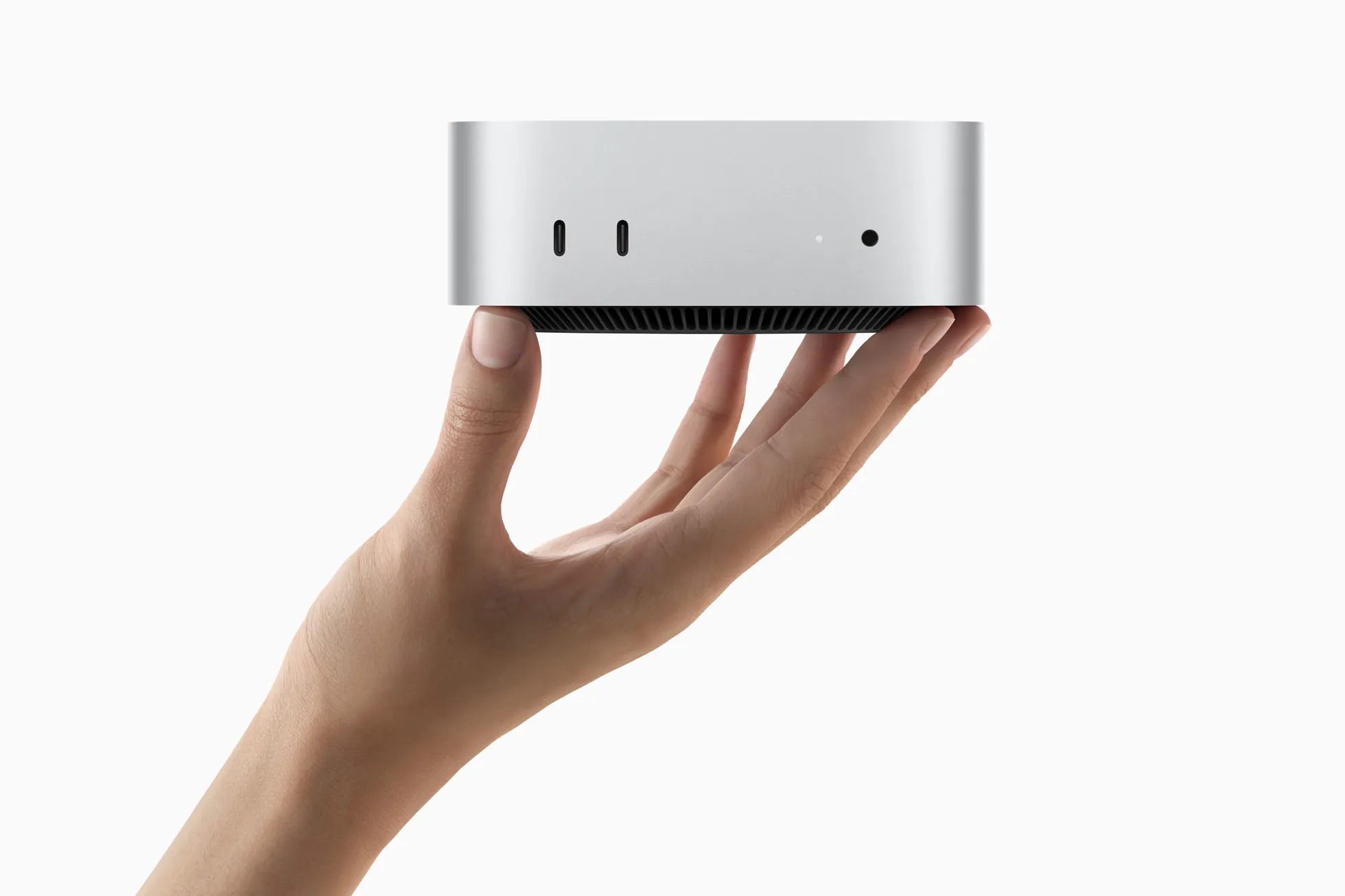 Apple has unveiled a new compact Mac Mini with its first redesign since 2010 Apple has unveiled a new compact Mac Mini with its first redesign since 2010