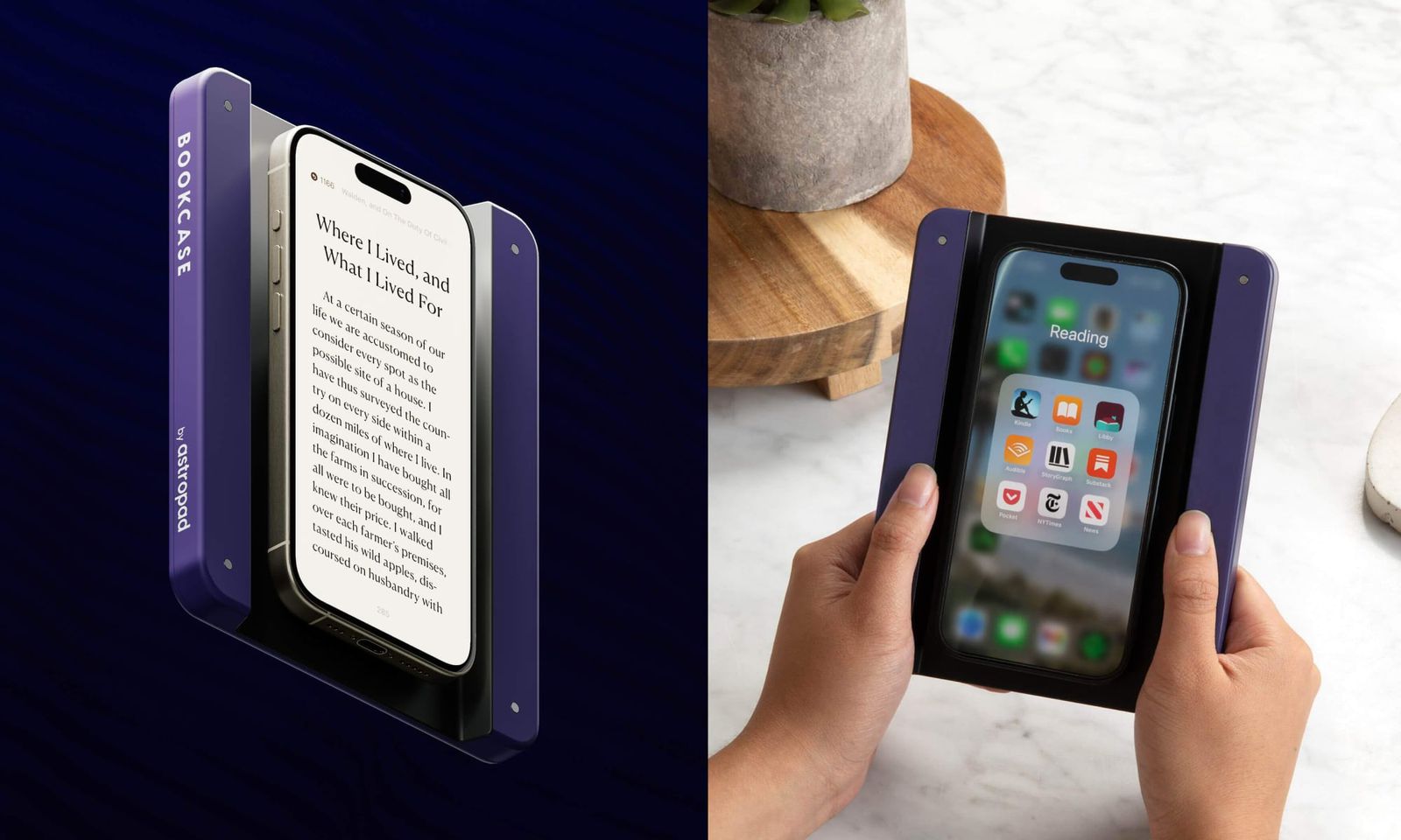 Astropad has launched a Bookcase accessory to turn your iPhone into an e-book Astropad has launched a Bookcase accessory to turn your iPhone into an e-book