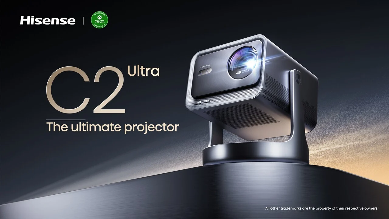 Hisense unveiled the C2 Ultra: a 4K projector for Xbox gamers
