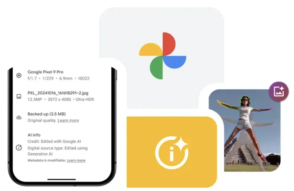 Google Photos will start tagging images that have been altered by AI