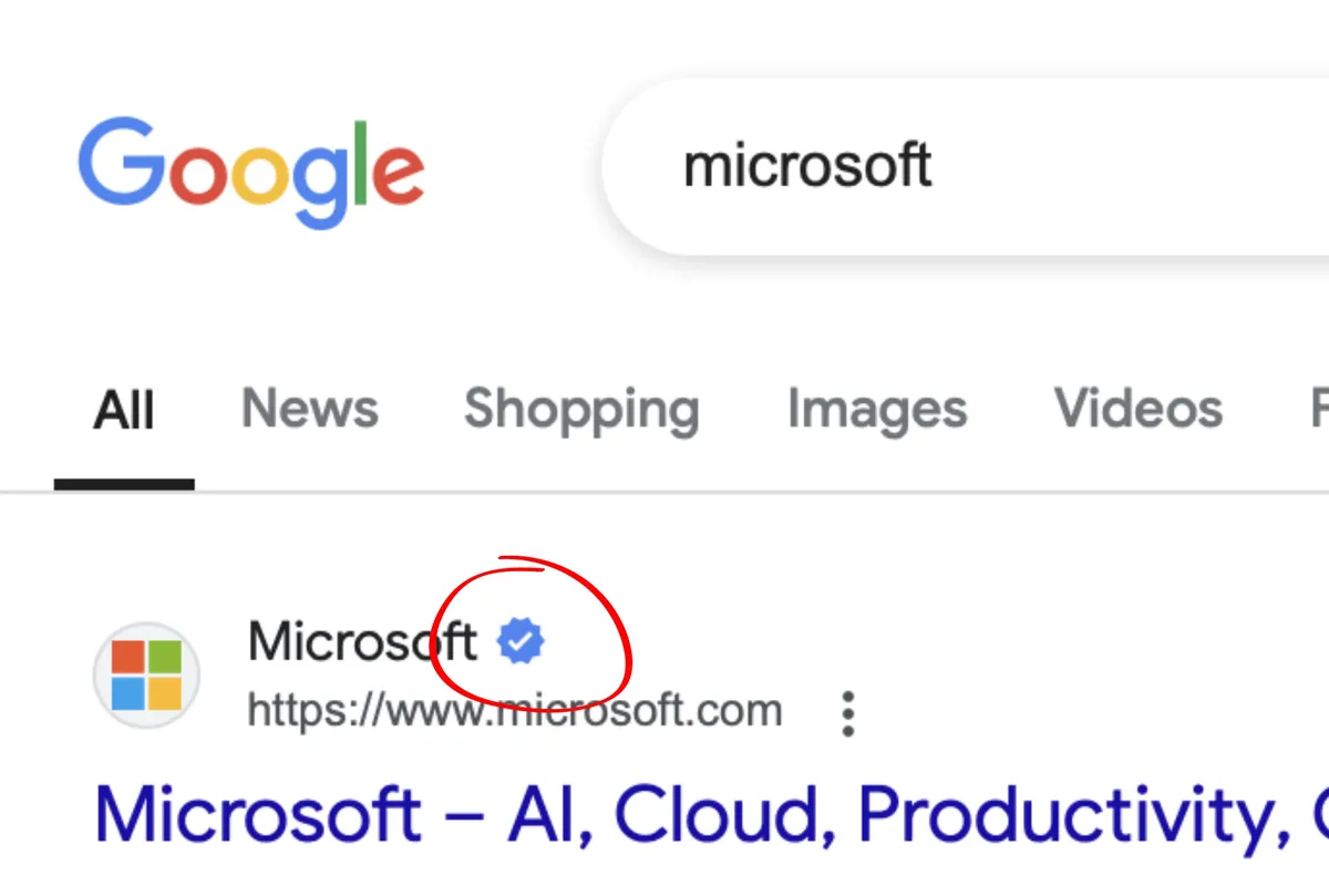 Google is testing checkmarks in search for authentication Google is testing checkmarks in search for authentication