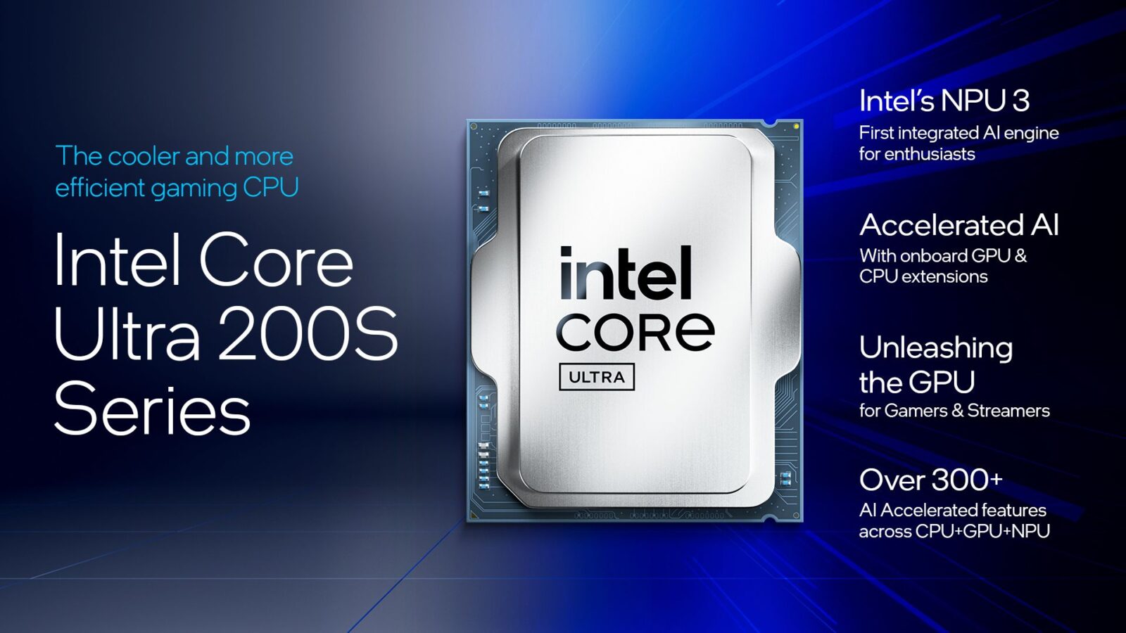 Intel announced new Core Ultra 200S processors Intel announced new Core Ultra 200S processors