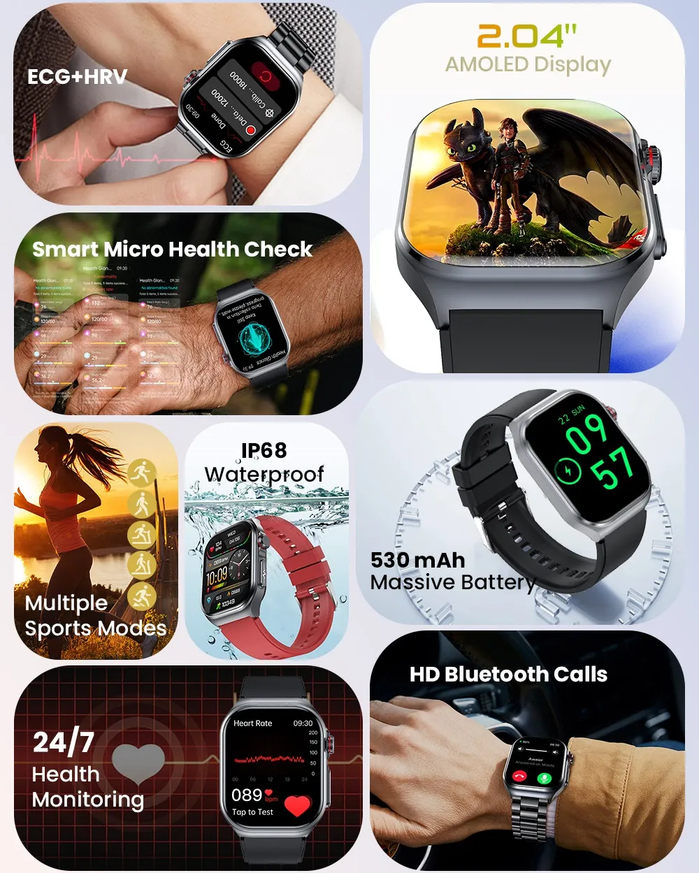 Rollme X3 smartwatch released: ECG and blood sugar monitoring at an affordable price | Image 1 Rollme X3