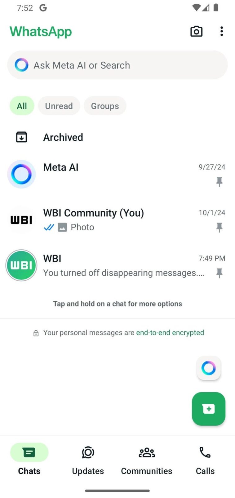 WhatsApp will be able to view past statuses like social media | Image 1 WhatsApp will be able to view past statuses like social media (wa view previously seen status updates chats tab android ezgif.com webp to jpg converter)