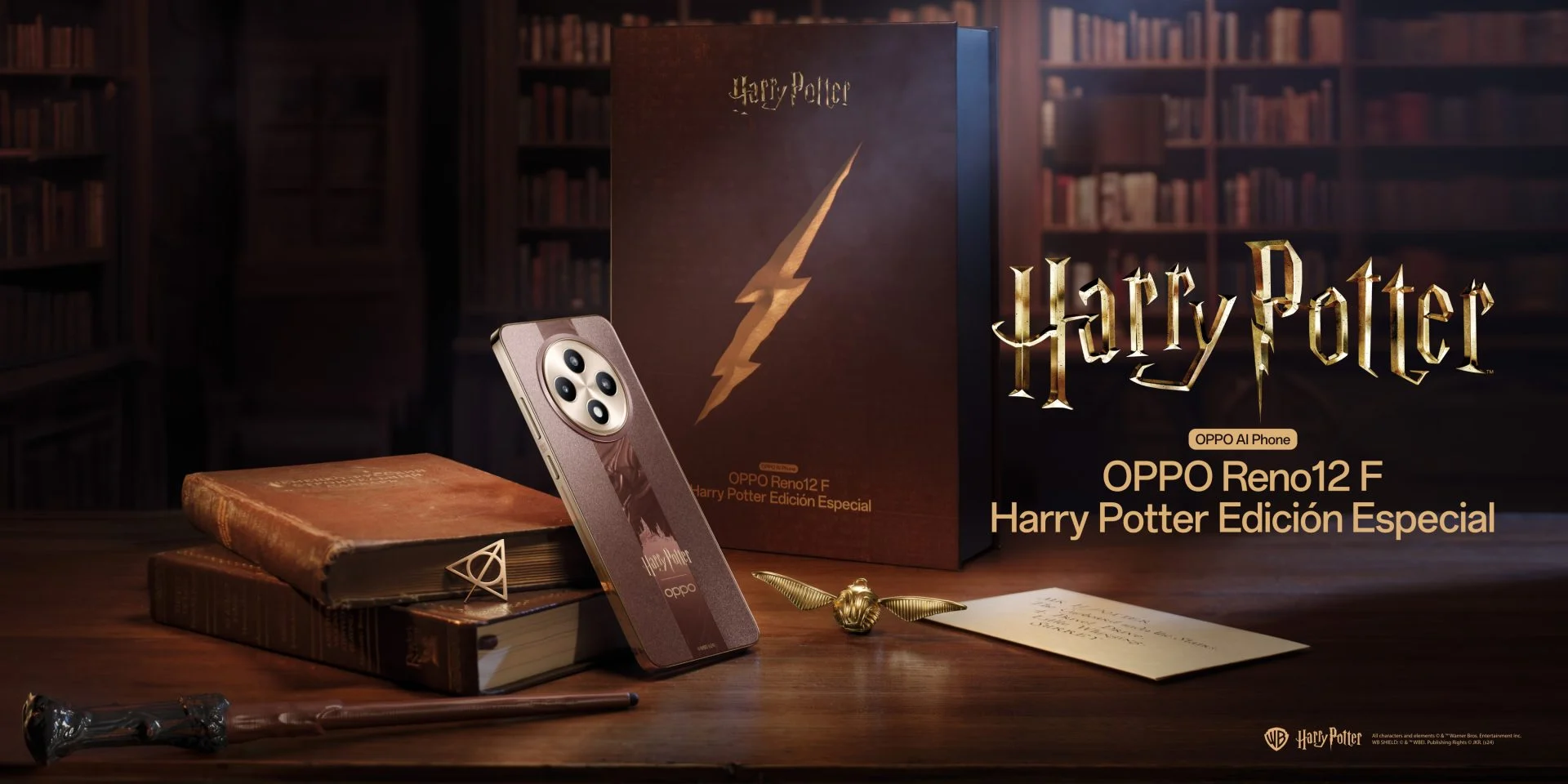 Oppo releases Reno 12F Harry Potter Edition smartphone | Image 1 Oppo Reno 12F Harry Potter Edition