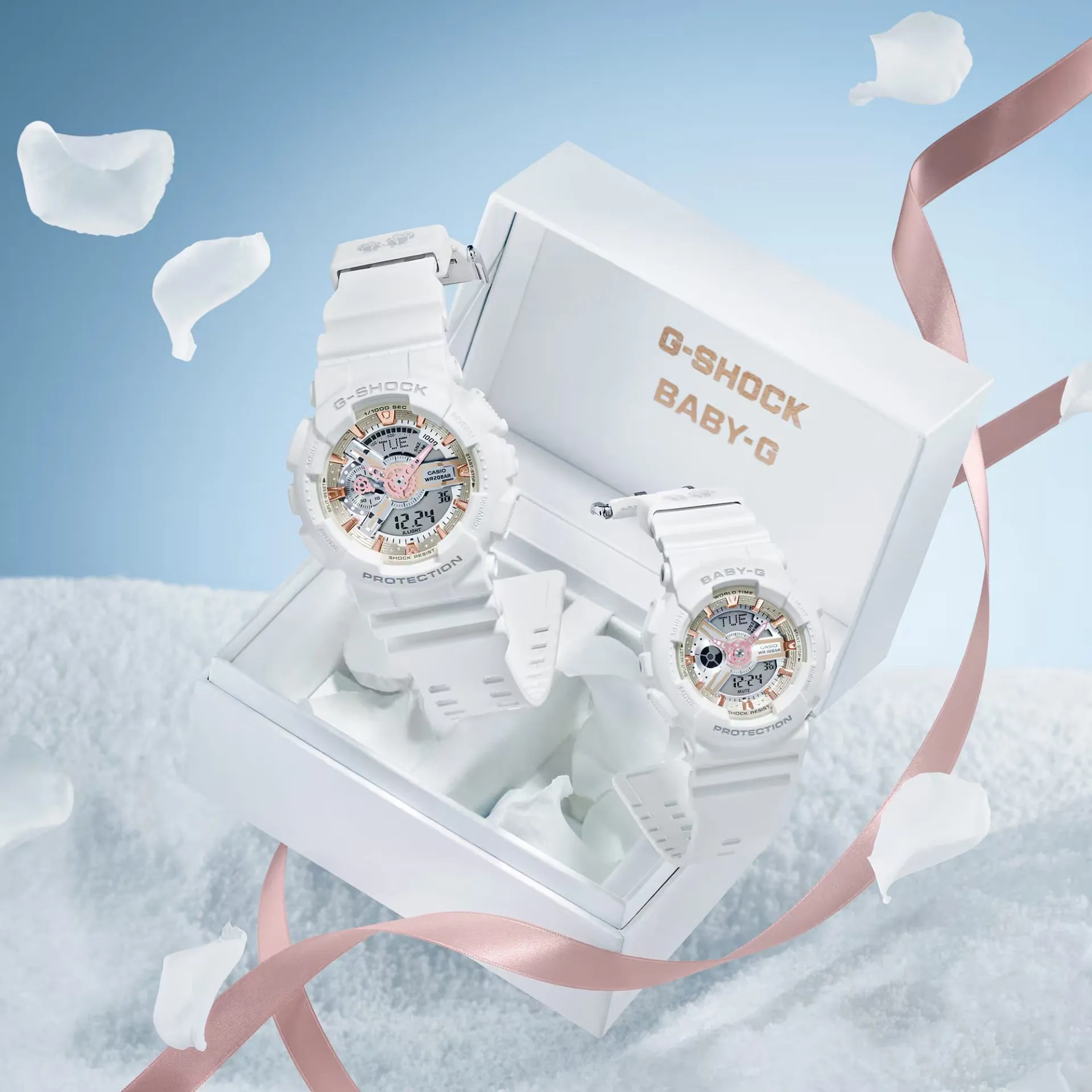 Casio unveiled a pair of watches G-SHOCK and BABY-G