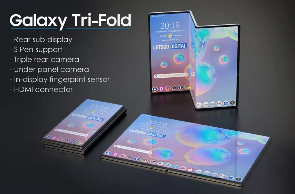 Samsung's triple screen folding mechanism discovered | Image 3 Samsung's triple screen folding mechanism discovered (3)